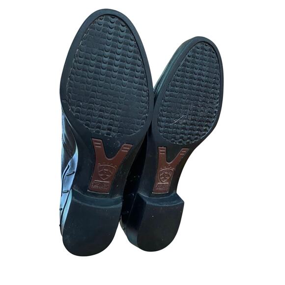 Ariat "3 Snap Spat" Women's Dk Brown Leather Chelsea Ankle Bootie/Boot, Size 8 - Picture 6 of 15